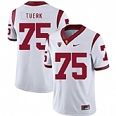 USC Trojans 75 Max Tuerk White College Football Jersey Dzhi,baseball caps,new era cap wholesale,wholesale hats